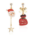 Shangjie OEM Christmas 2021 Gift Fashion Bijoux Boucle d&#39;oreille Boucles d&#39;oreilles irrégulières pour femmes Boucles d&#39;oreilles de Noël de Noël uniques